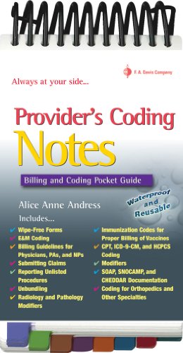 Provider's Coding Notes