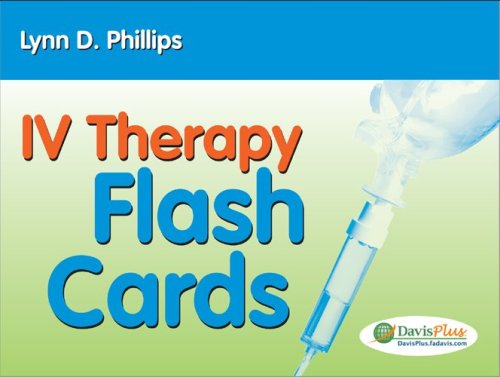 IV Therapy Flash Cards.