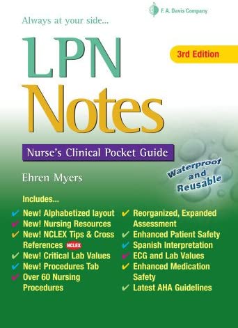 LPN Notes: Nurse's Clinical Pocket Guide (Davis's Notes)