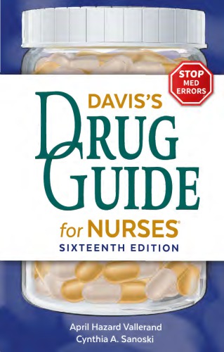 Davis's drug guide for nurses