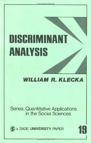 Discriminant Analysis