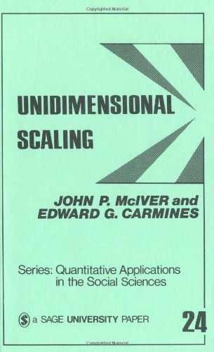 Unidimensional Scaling