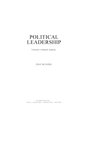 Political Leadership