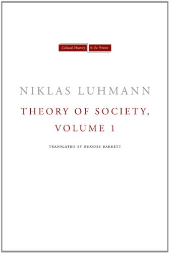 Theory of Society, Volume 1