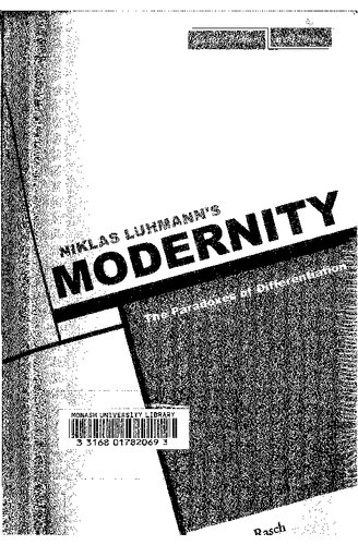 Niklas Luhmann's Modernity