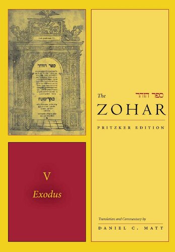 The Zohar (The Zohar: Pritzker Edition), Vol 5: Exodus