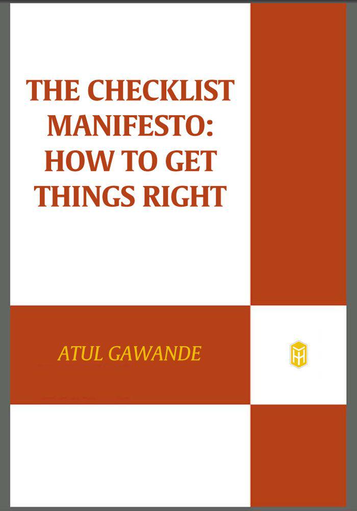 The Checklist Manifesto