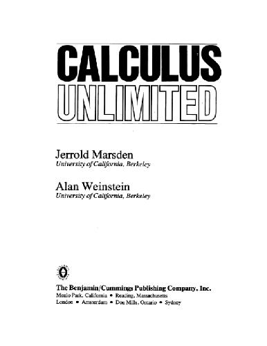 Calculus Unlimited