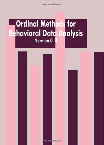 Ordinal Methods for Behavorial Data Analysis