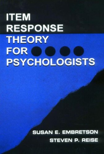 Item Response Theory for Psychologists