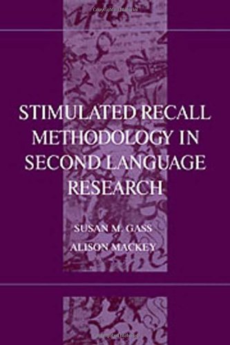 Stimulated Recall Methodology In Second Language Research