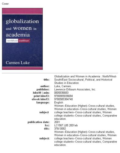 Globalization and Women in Academia