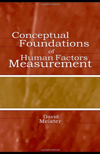 Conceptual Foundations of Human Factors Measurement