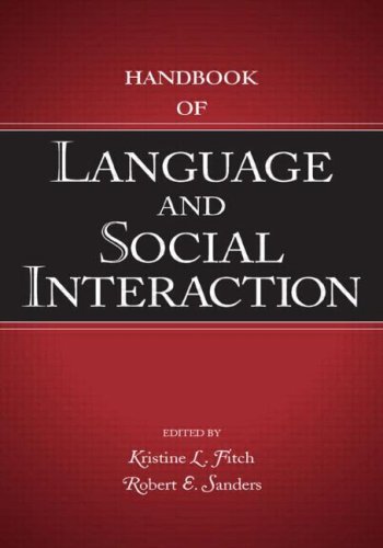 Handbook Of Language And Social Interaction