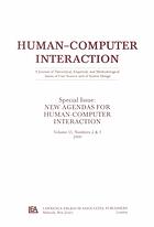 New Agendas for Human-Computer Interaction