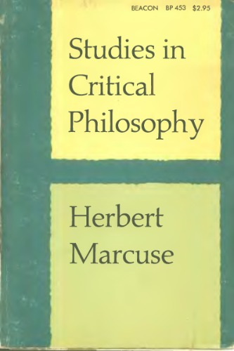 Studies in Critical Philosophy