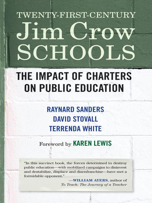 Twenty-First-Century Jim Crow Schools