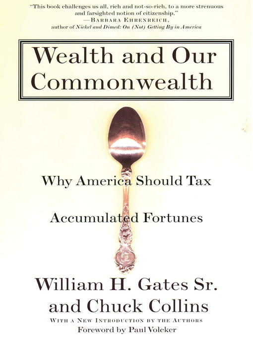 Wealth and Our Commonwealth