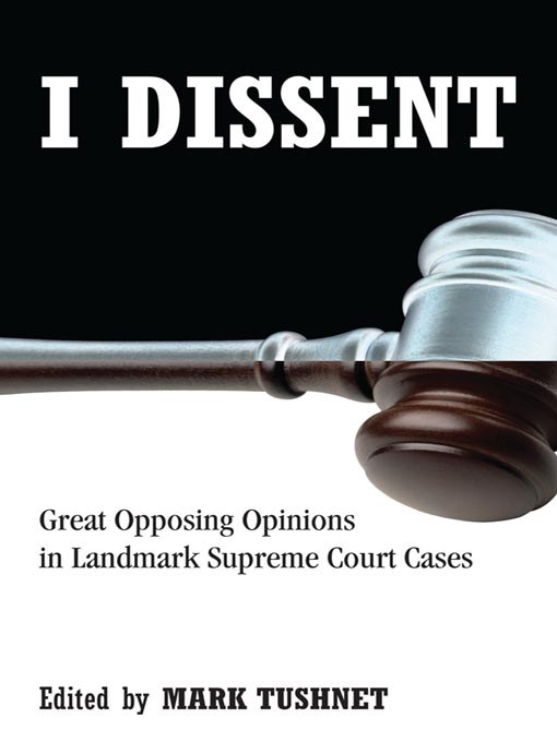 I Dissent