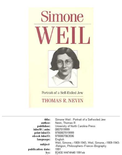 Simone Weil