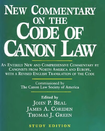 New Commentary on the Code of Canon Law