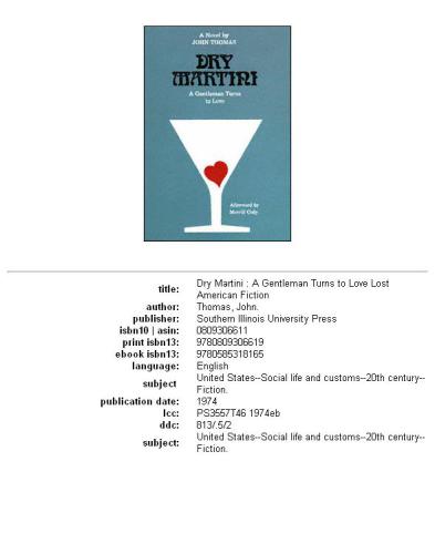 Dry Martini