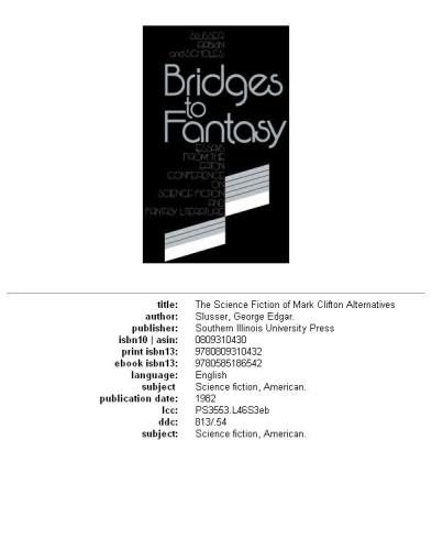 Bridges to Fantasy