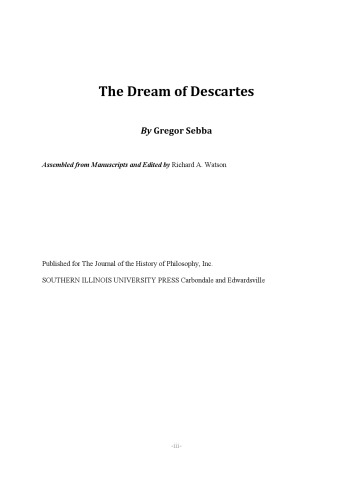 The Dream of Descartes