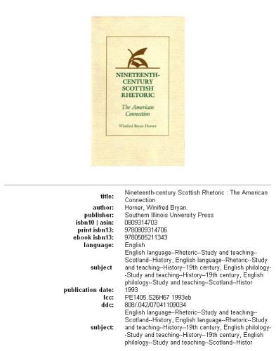 Nineteenth-Century Scottish Rhetoric