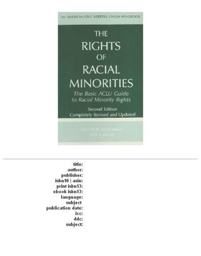 The Rights of Racial Minorities