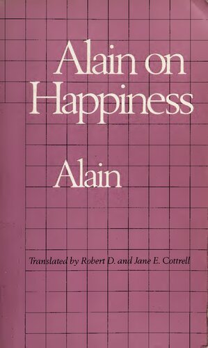 Alain on Happiness