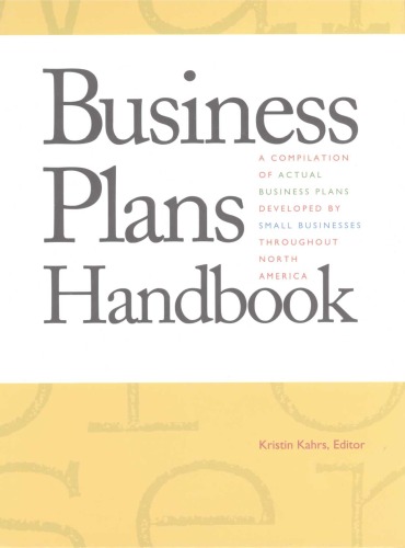 Business Plans Handbook