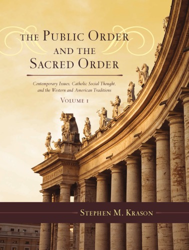 The Public Order and the Sacred Order