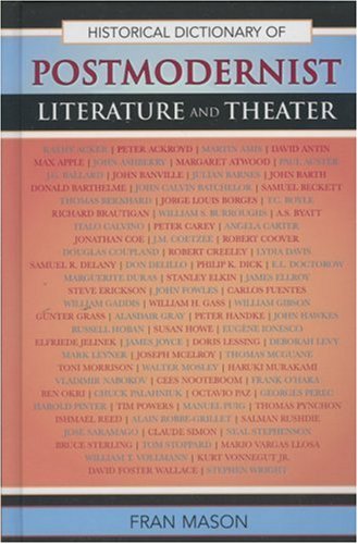 Historical Dictionary of Postmodernist Literature and Theater