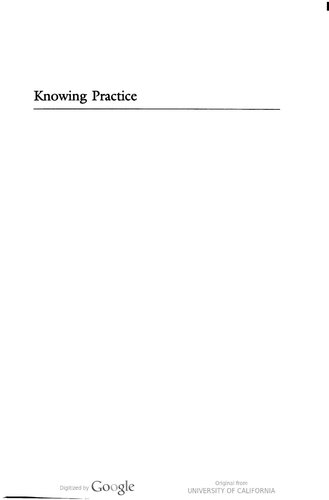 Knowing Practice