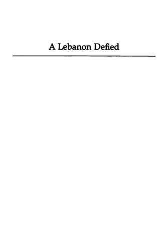 A Lebanon Defied