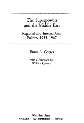 The Superpowers And The Middle East