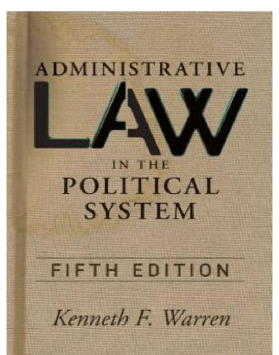 Administrative Law in the Political Sys