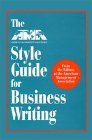 The AMA Style Guide for Business Writing