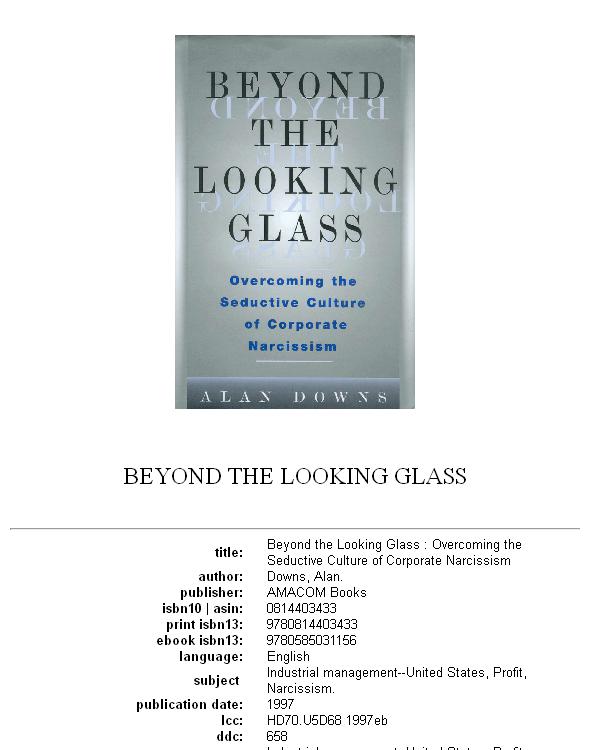 Beyond the Looking Glass