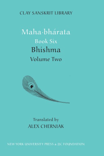 Mahābhārata / Book six Volume two. Bhīṣma.