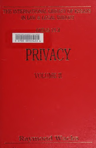 Privacy (2 Volume Set)