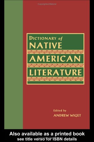 Dictionary of Native American Literature