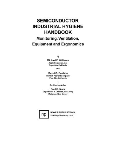 Semiconductor Industrial Hygiene Handbook