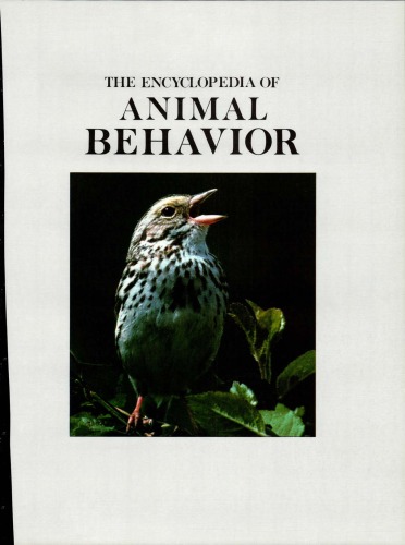 Encyclopedia of Animal Behavior