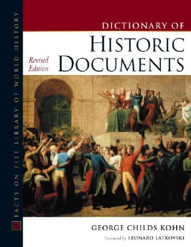 Dictionary Of Historic Documents