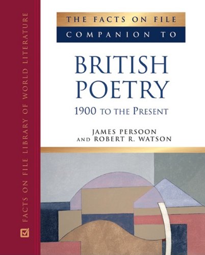 The Facts on File Companion to British Poetry