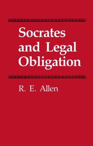 Socrates And Legal Obligation