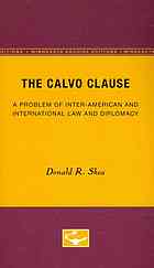 The Calvo Clause