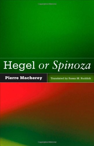 Hegel or Spinoza